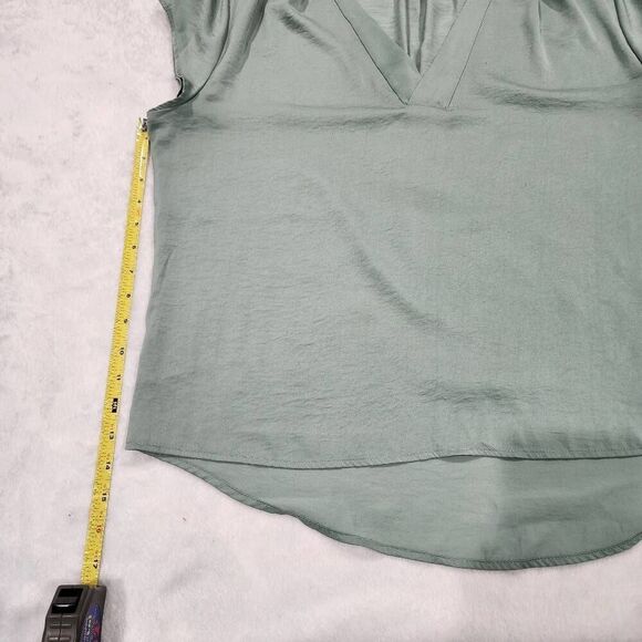 H&M women's V-Neck Silky Blouse Top Size 14 - Picture 5 of 9